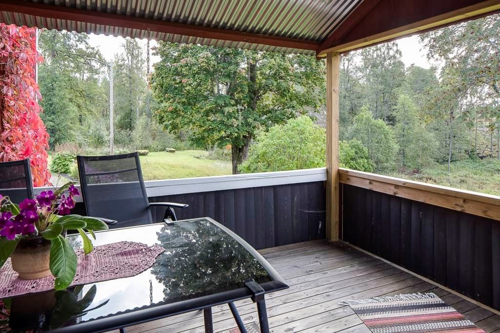 Lågupplöst Altan under tak