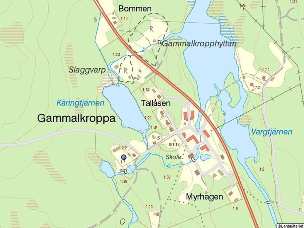 Lågupplöst Fastighetskarta