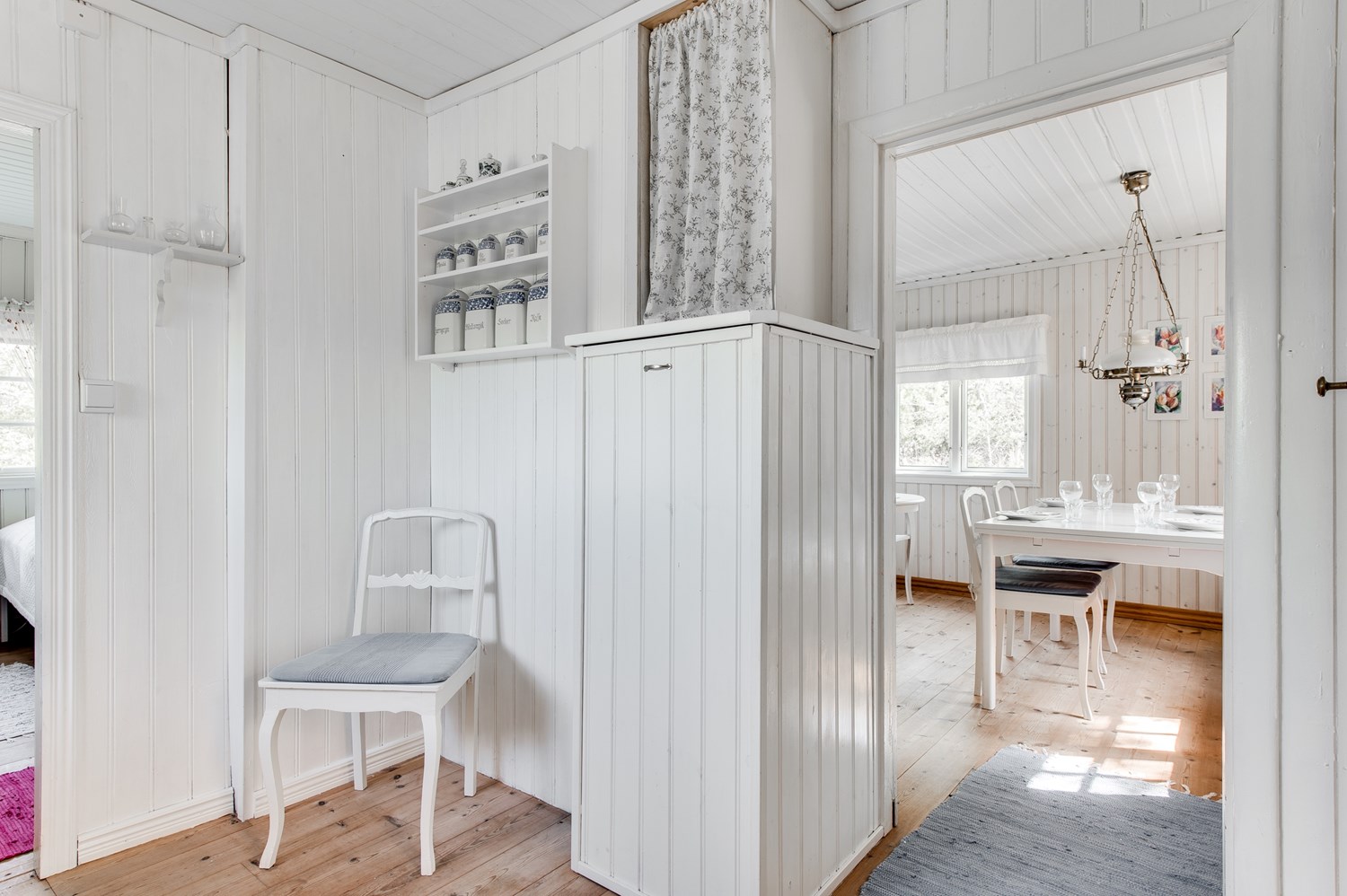 Varmvattenberedaren är inbyggd