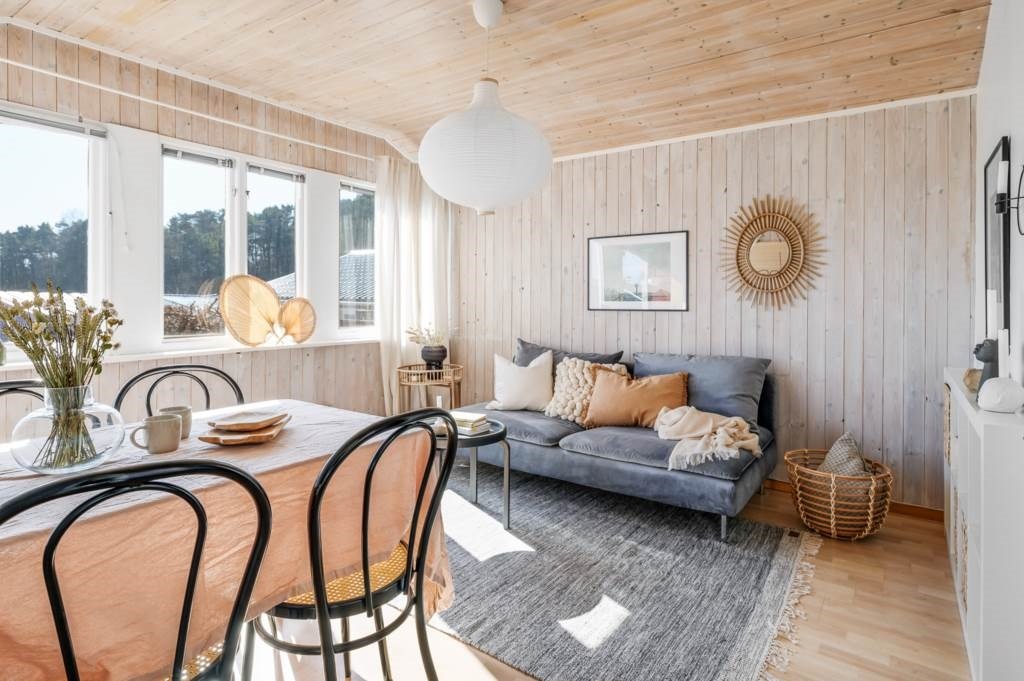 Lågupplöst Allrum med matplats