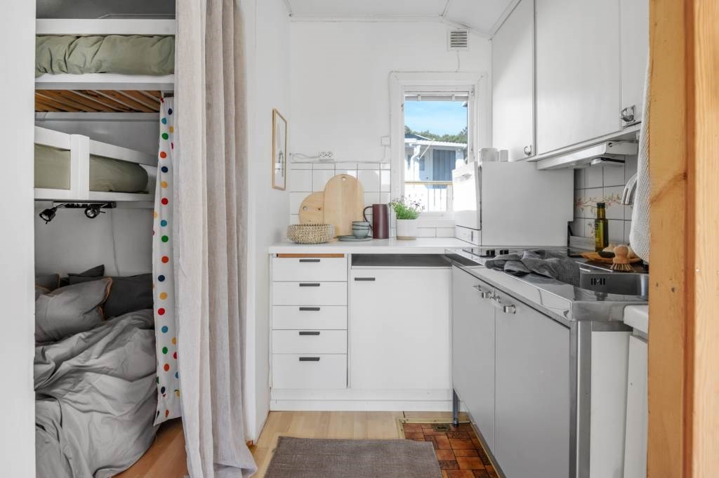 Lågupplöst Kokvrå med trinett kök från IKEA