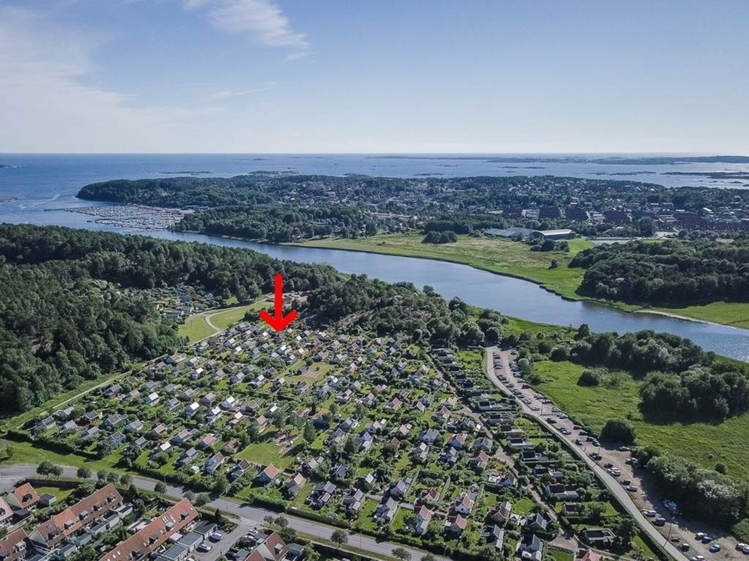 Översikt mellan området