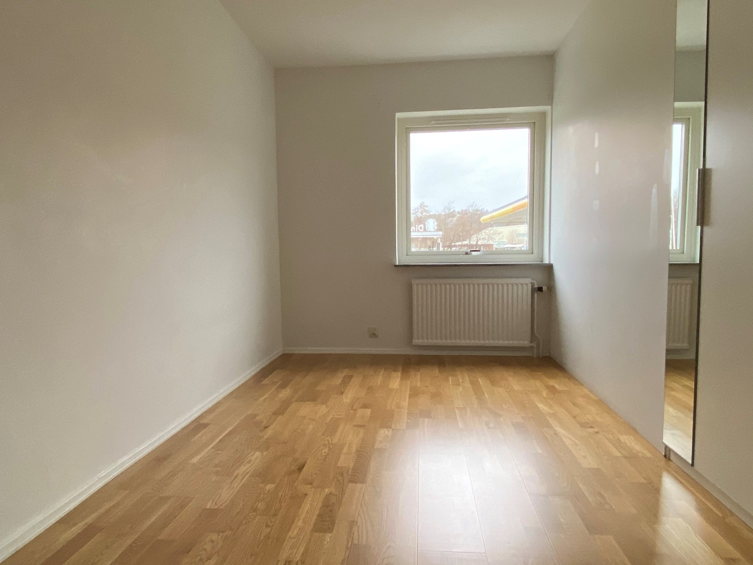 Sovrummet utan möbler