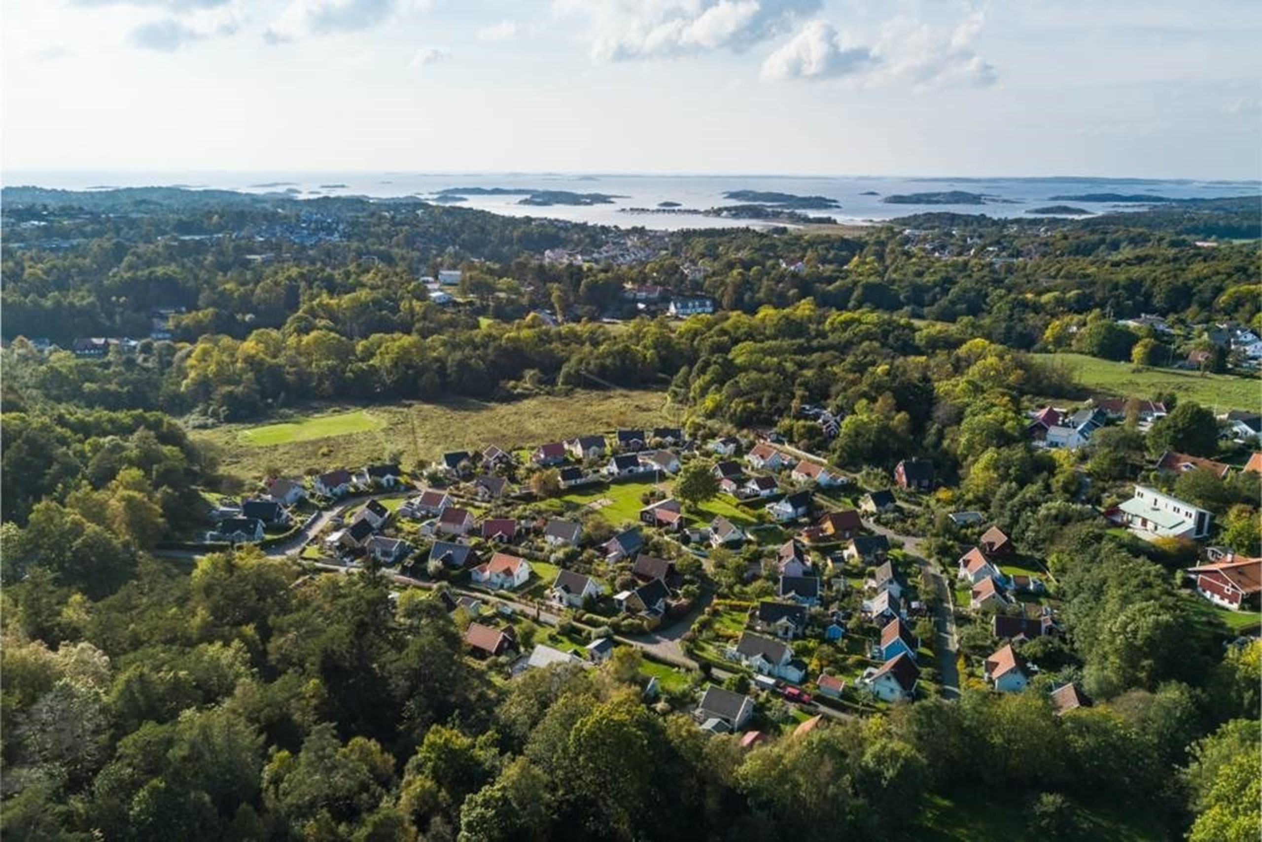 Flygbild över kolonin